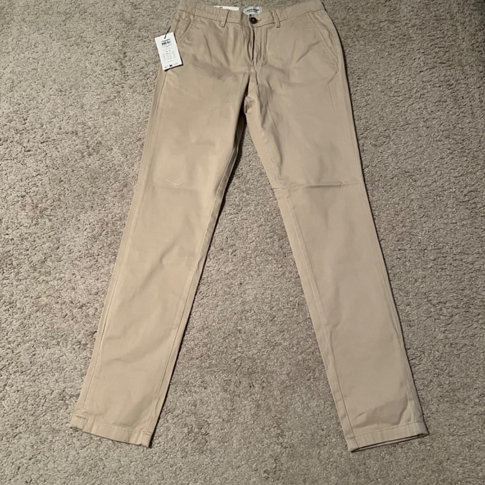 Jack & Jones Slim Fit Chino Trousers 30x34 - Oxford Tan